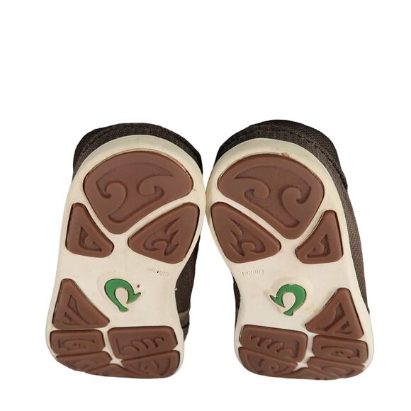 OluKai Shoes Mens 9 Casual Slip On Mesh Nohea Loafer Brown Slide Comfort Active - Picture 10 of 12